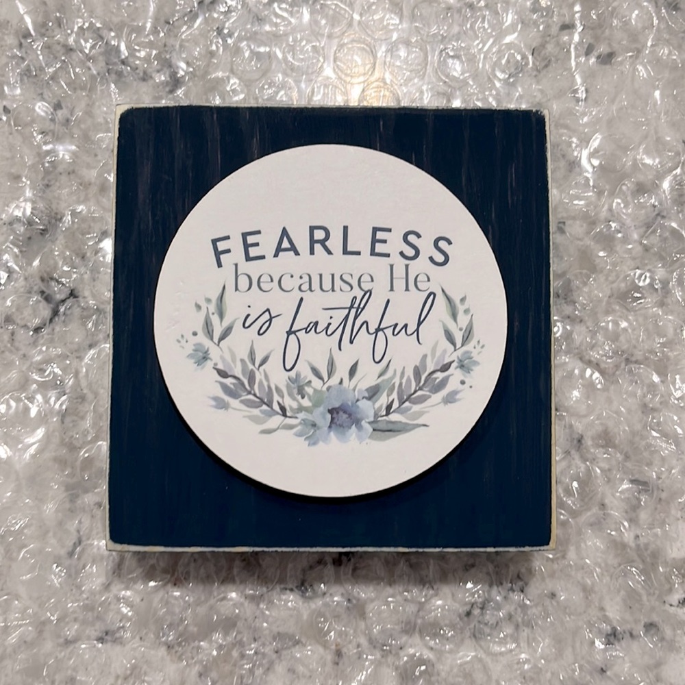 Small wooden handmade sign